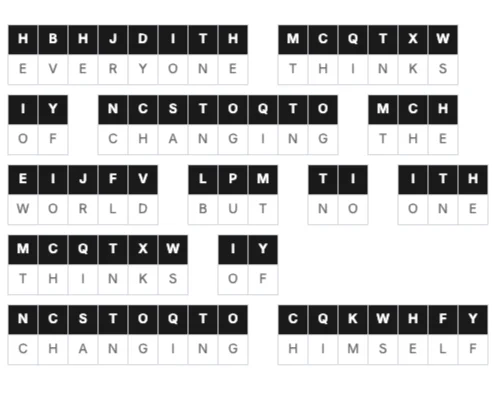 Cryptogram Generator